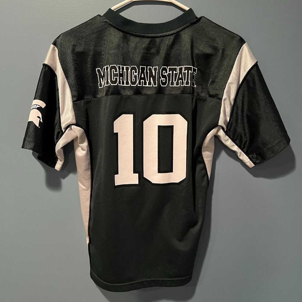 Michigan State University Jersey Number 10 Youth Size XL 14/16